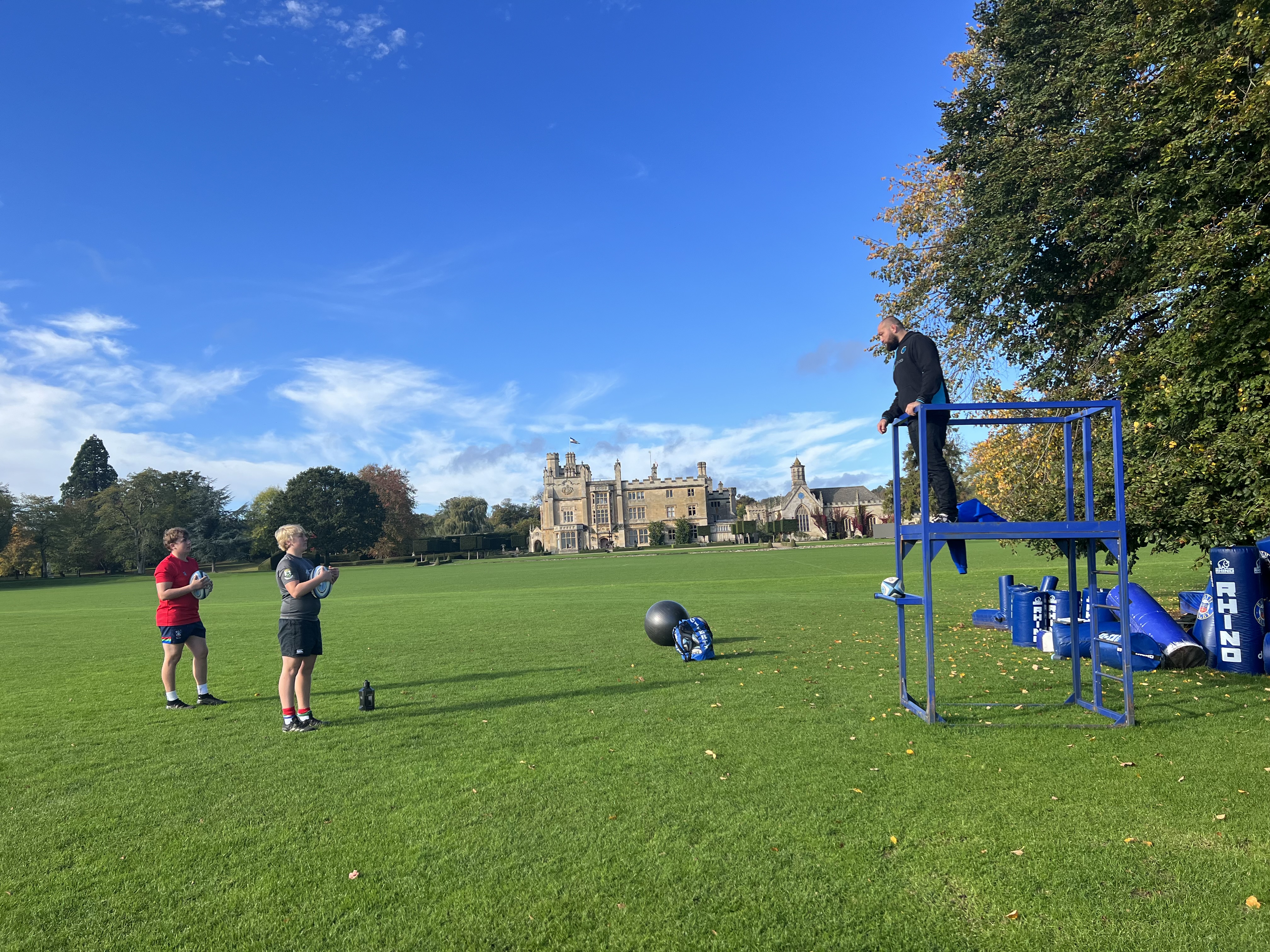 Lineout throwing session with Tom Dunn